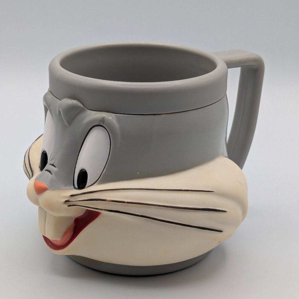 Warner Bros. Looney Tunes Bugs Bunny 3D Promotional Mug 1992 Vintage